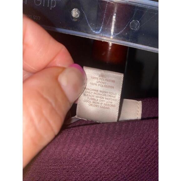 Women's LOFT Purple Skater Skirt Size 16 - Picture 4 of 4